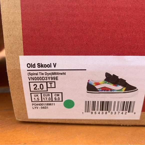 BNIB Old Skool Baby Vans Sz 2 - Picture 5 of 7